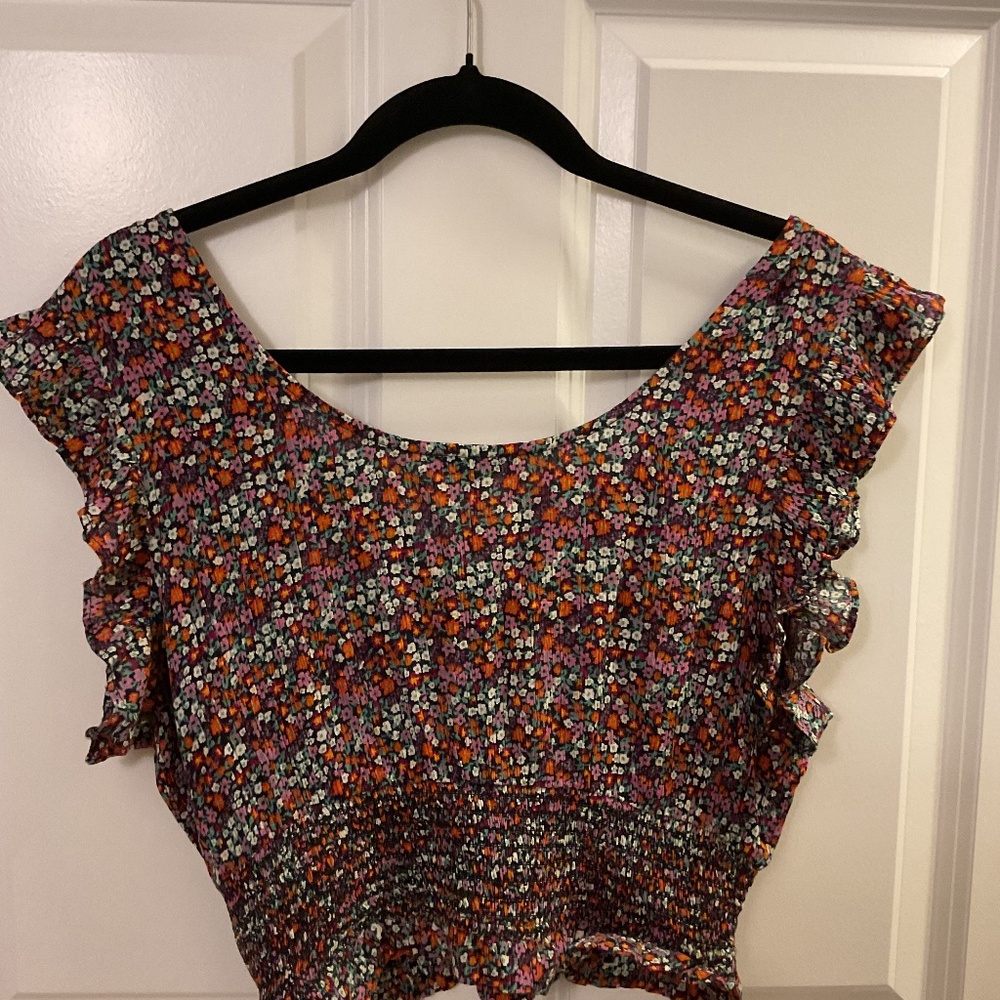 Floral Crop Top